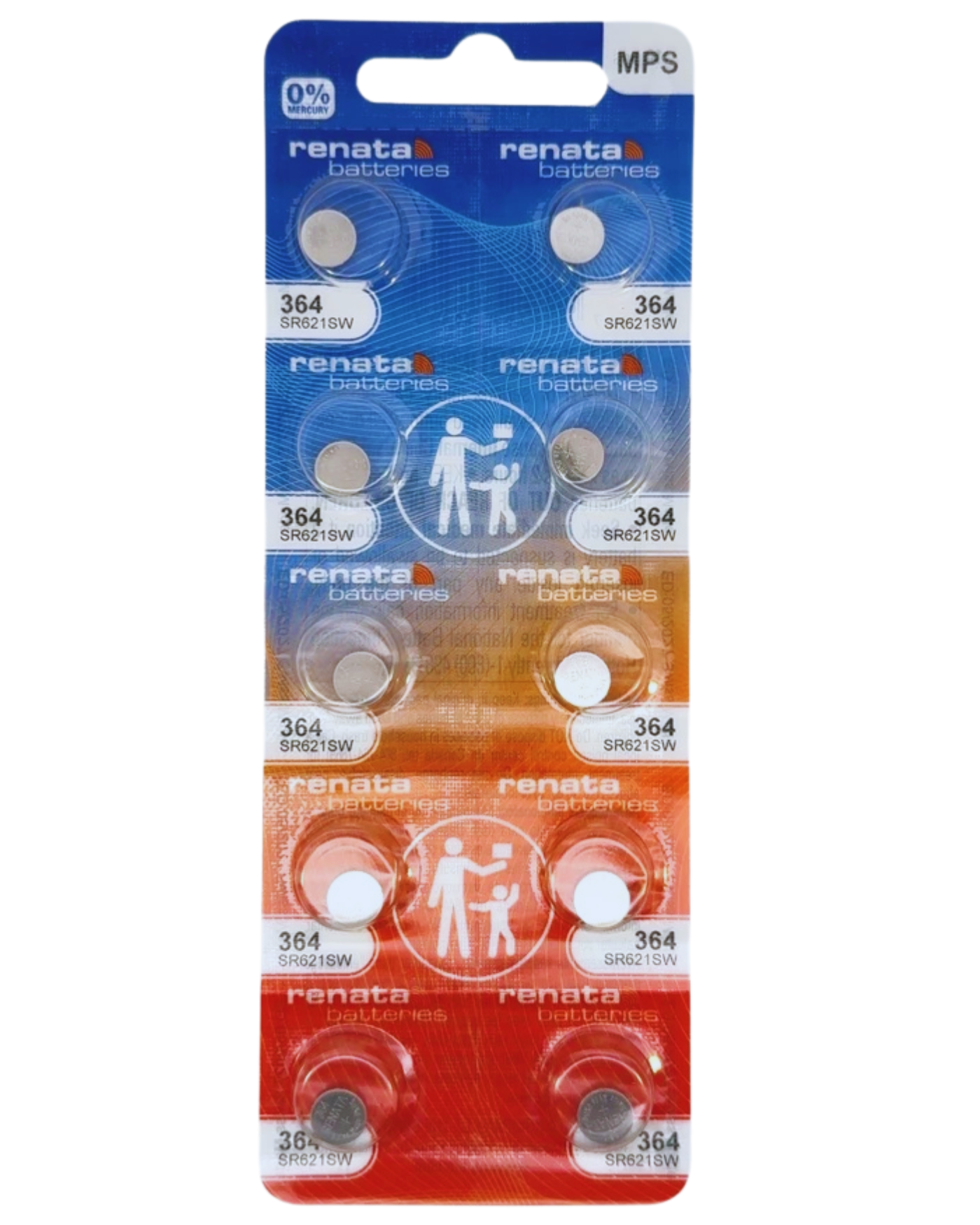 Renata 364 AG1 SR621SW SR621 SR60 363 164 LR621 LR60 D364 Silver Oxide Mercury Free Electronic Batterie X 5 By Renata - Foto 12