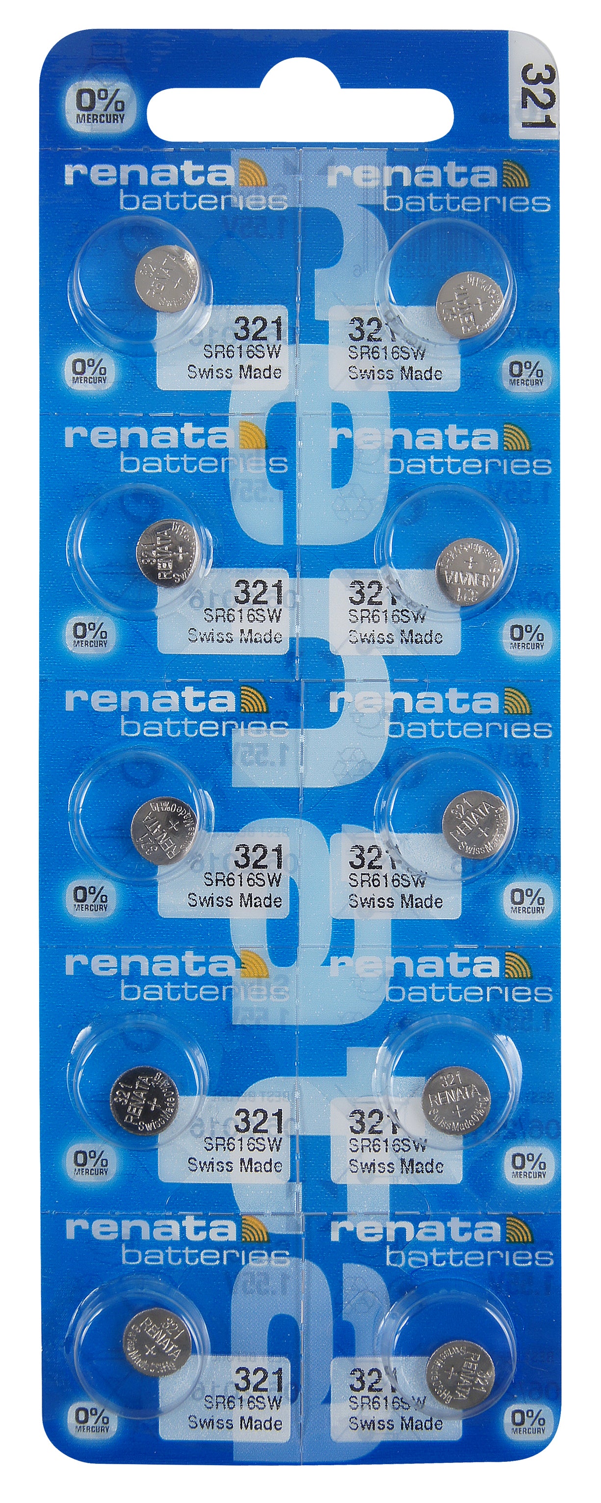 thumbnail image 2 of Renata 321 Silver Oxide Batteries - 10 Pack For Watches, Electronics & Medical Devices 2 of 13