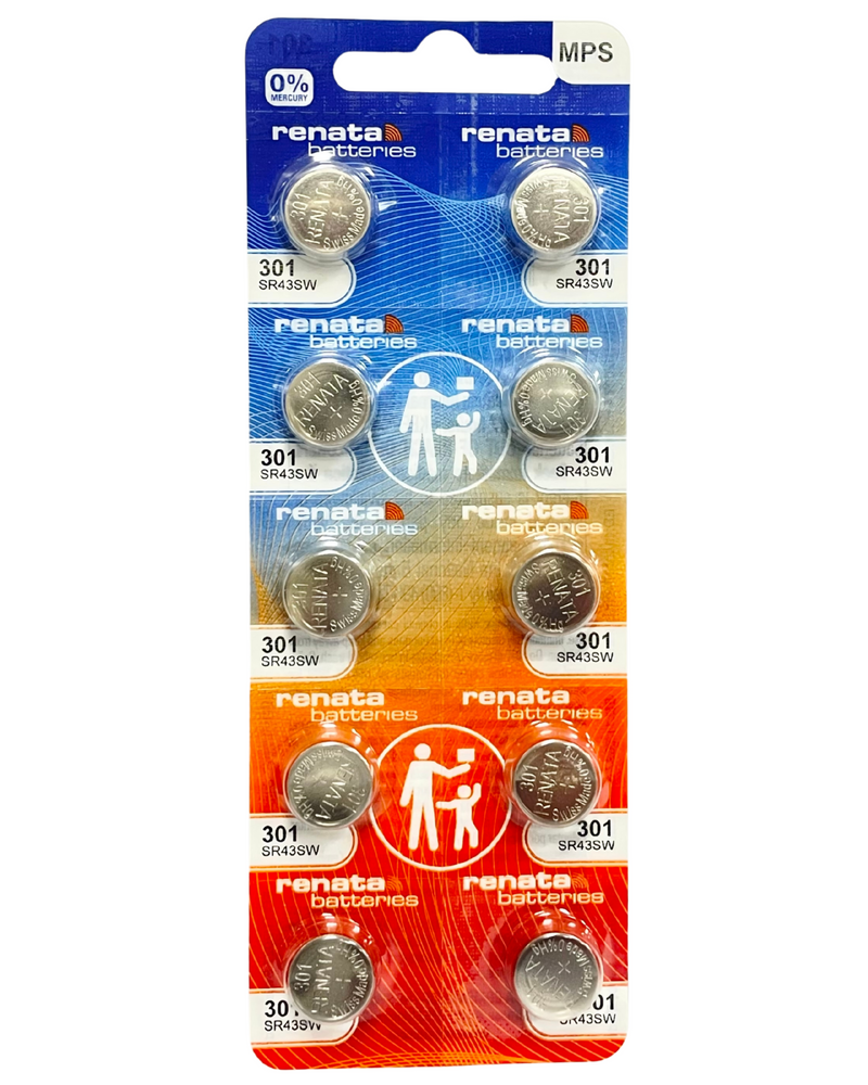 Renata 301 (SR43SW) 10pk