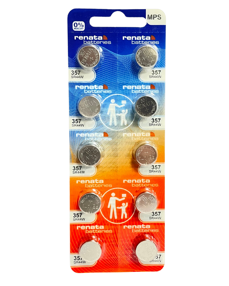 Renata 357 (SR44W) 10pk