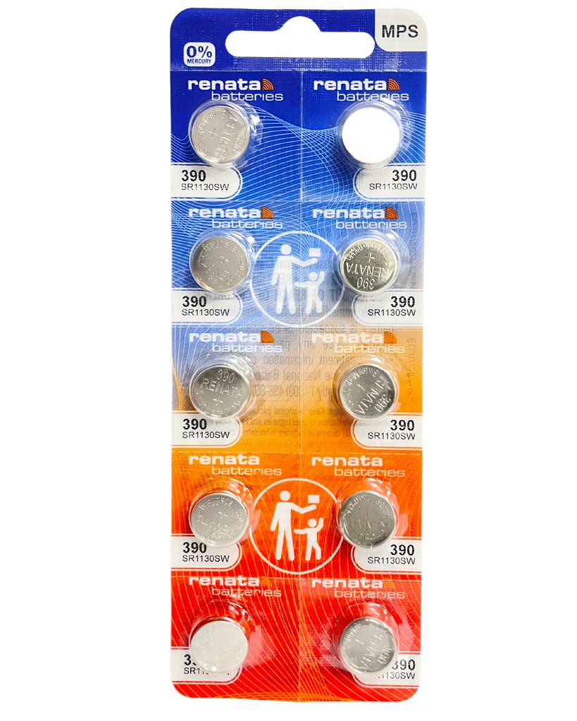 Batteria Pila SEIZAIKEN 390 SR1130SW SR54 SB-BU SB-AU 280-24 - Foto 3