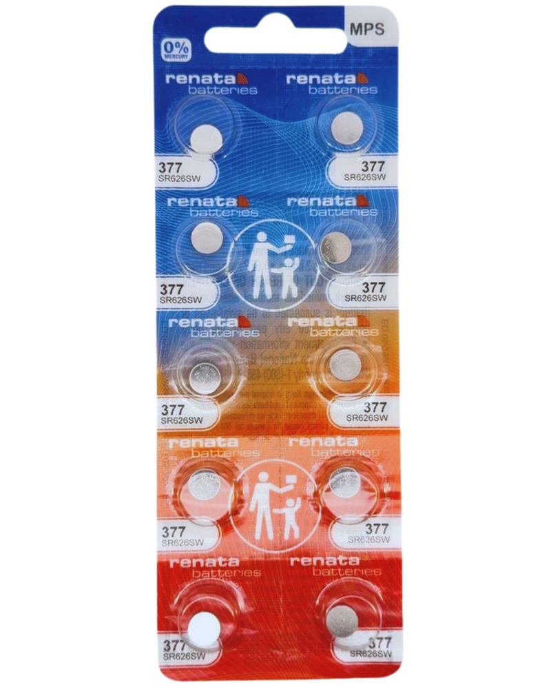 Renata 377 (SR626SW) 10pk