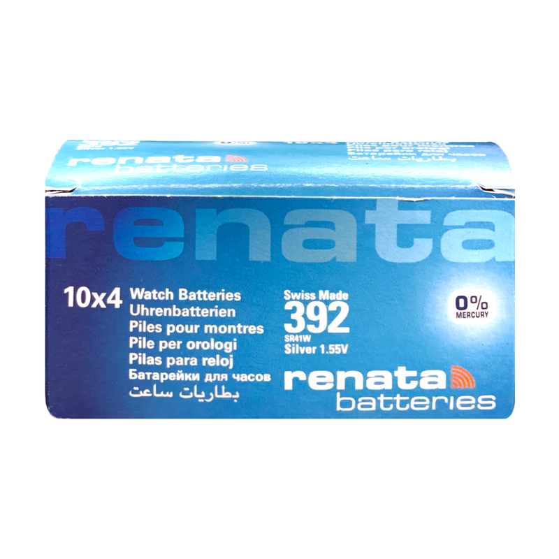 Renata 392 - SR41W Box (40 Batteries)