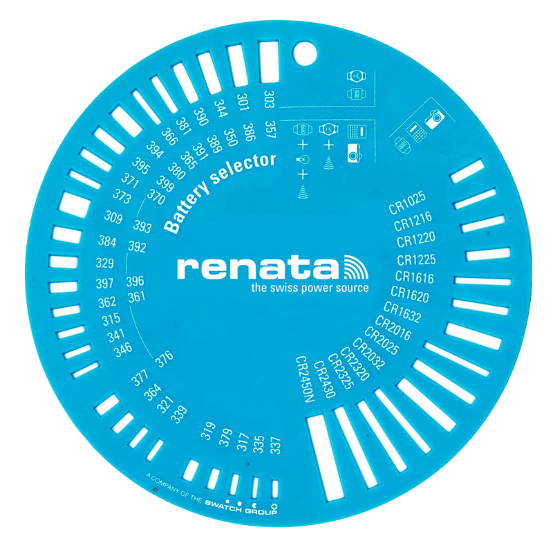 Renata Battery Selector